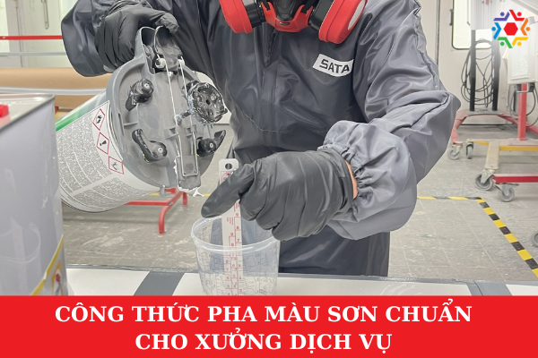 Công Thức Pha Màu Sơn Ô Tô Chuẩn Cho Xưởng Dịch Vụ Công thức pha màu sơn ô tô đóng vai trò quyết định đến độ khôi phục và sửa chữa nền sơn cũ