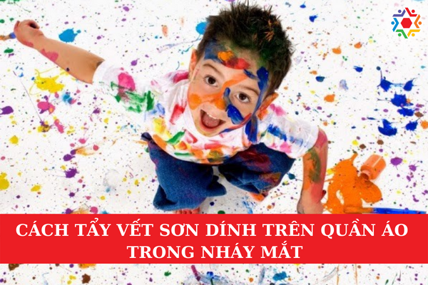Cách Tẩy Vết Sơn Dính Trên Quần Áo Trong Nháy Mắt Cách tẩy vết sơn dính trên quần áo trong nháy mắt