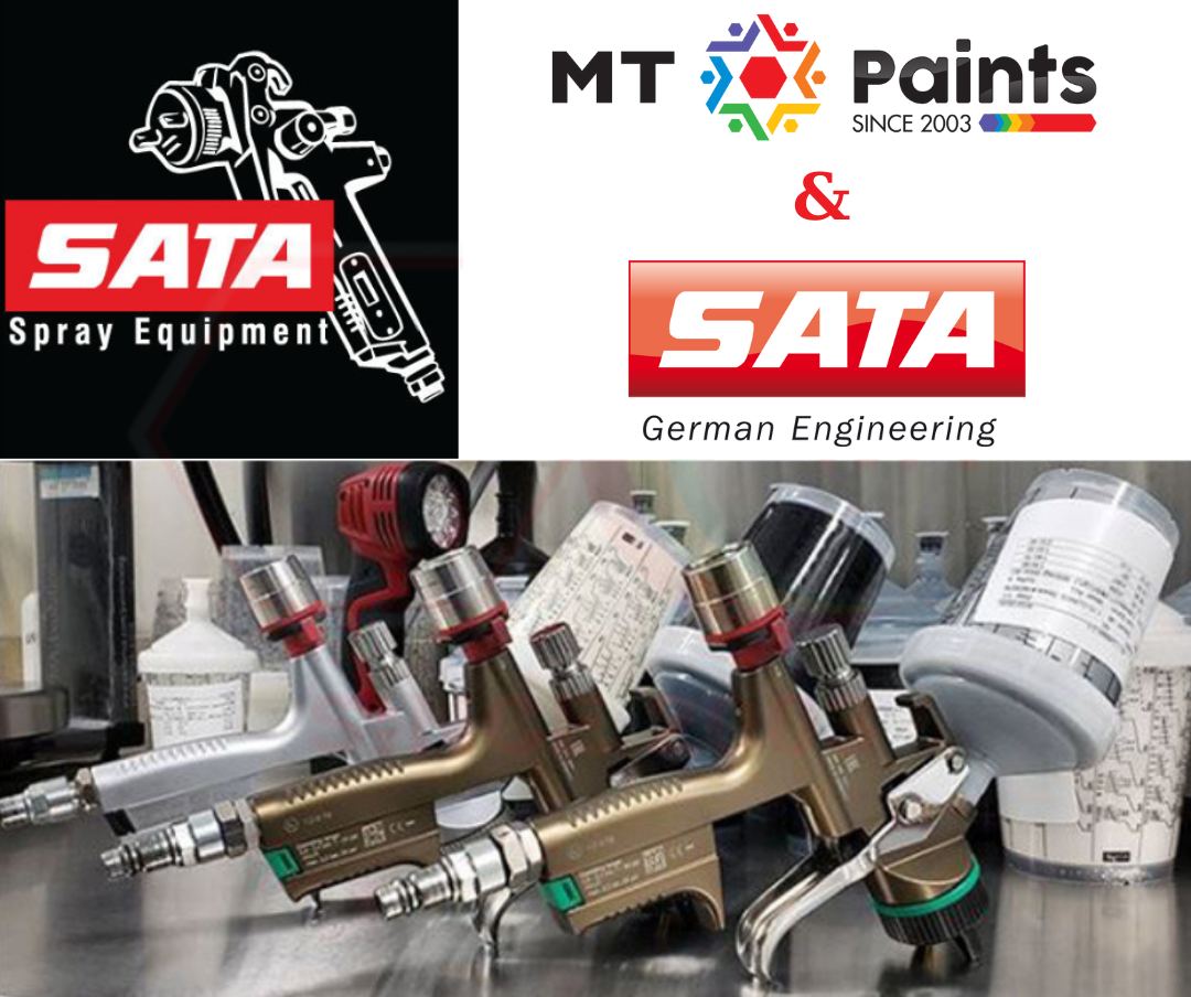 Review Chất Lượng Súng Phun Sơn Sata Của Đức Súng phun sơn Sata có độ mịn và đều màu cao cấp