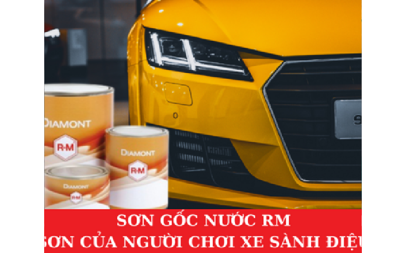Sơn Gốc Nước RM – Sơn Của Người Chơi Xe Sành Điệu