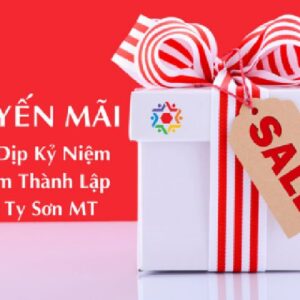Chương Trình Khuyến Mãi Nhân Dịp Kỷ Niệm 19 Năm Thành Lập Công Ty Sơn MT