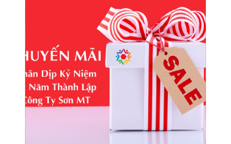 Tin tức Chương Trình Khuyến Mãi Nhân Dịp Kỷ Niệm 19 Năm Thành Lập Công Ty Sơn MT