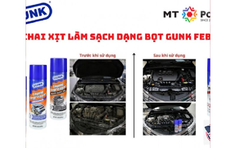 Tin tức Giảm giá sốc: Chai xịt làm sạch dạng bọt GUNK FEB1 chỉ 70K