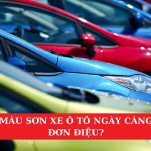 Màu Sơn Xe Ô Tô Đang Ngày Càng Đơn Điệu?