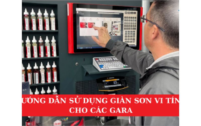 Tin tức Hướng Dẫn Sử Dụng Giàn Sơn Vi Tính Cho Các Gara