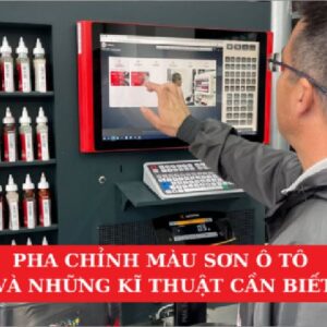 Pha Chỉnh Màu Sơn Ô Tô Và Các Kĩ Thuật Cần Biết