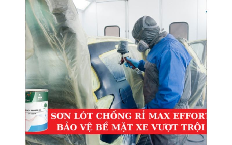 Tin tức Sơn Lót Chống Rỉ Max Effort Bảo Vệ Bề Mặt Xe Vượt Trội