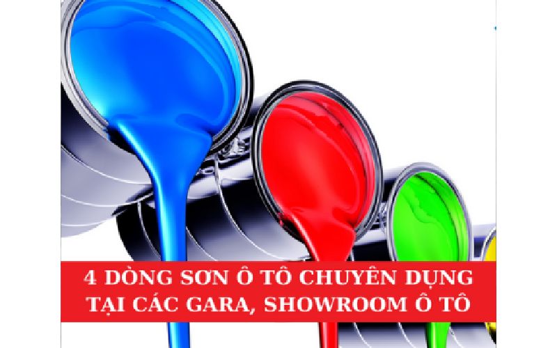 Tin tức 4 Dòng Sơn Ô Tô Chuyên Dụng Tại Các Gara, Showroom Ô Tô
