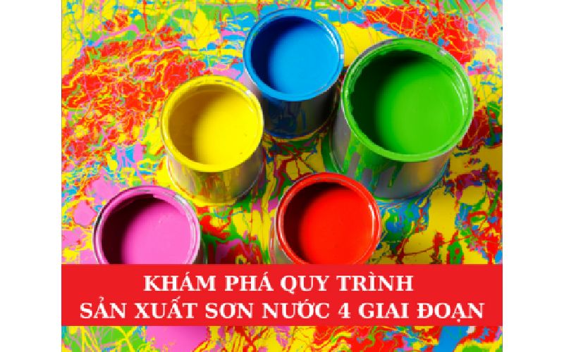 Khám Phá Quy Trình Sản Xuất Sơn Nước 4 Giai Đoạn