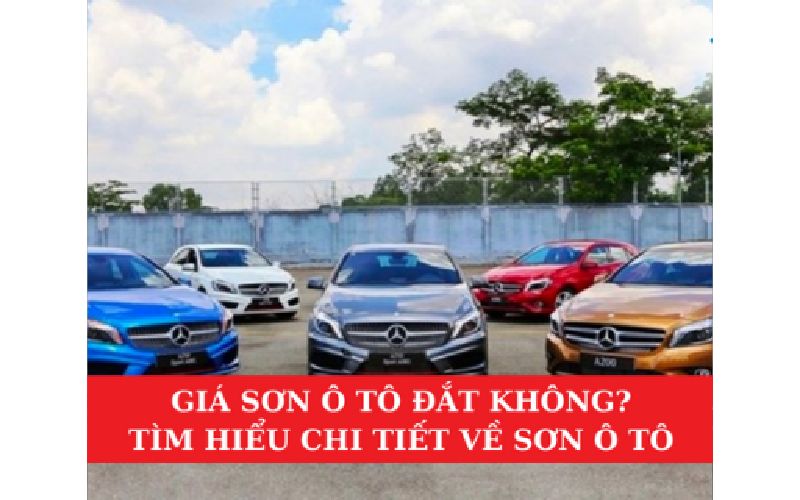 Giá Sơn Ô Tô Đắt Không? Tìm Hiểu Chi Tiết Về Sơn Ô Tô