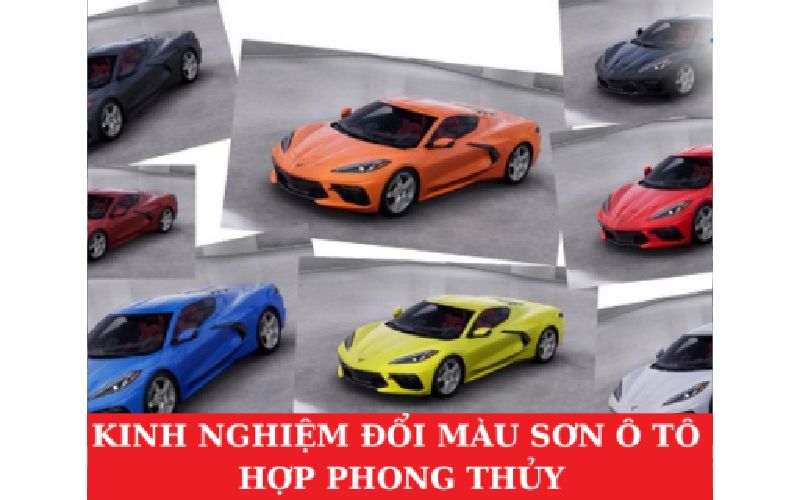 Kinh Nghiệm Đổi Màu Sơn Ô Tô Hợp Phong Thuỷ