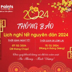 THÔNG BÁO NGHỈ TẾT NGUYÊN ĐÁN 2024