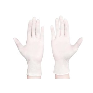 Găng tay y tế cao su mỏng Latex có bột size M