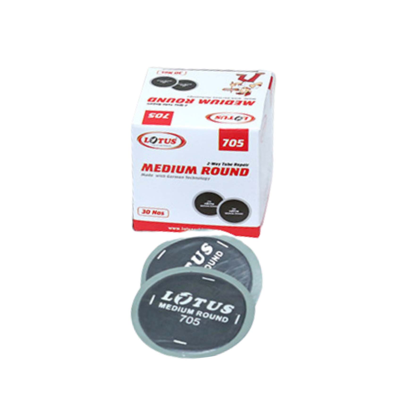 Miếng vá lốp Lotus 58mm(hộp 30 miếng) Miếng vá lốp Lotus 58mm(hộp 30 miếng)