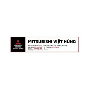 Nhãn dán đuôi xe KT: 4*17cm, giấy Decal bạc mờ Amazon đỏ, in màu theo thiết kế