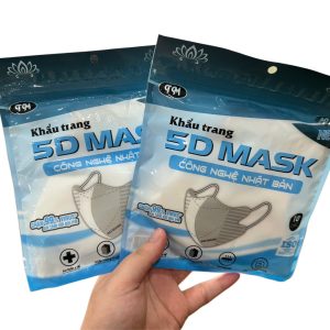 Khẩu trang 5D Mask, công nghệ Nhật Bản, hộp 100 cái
