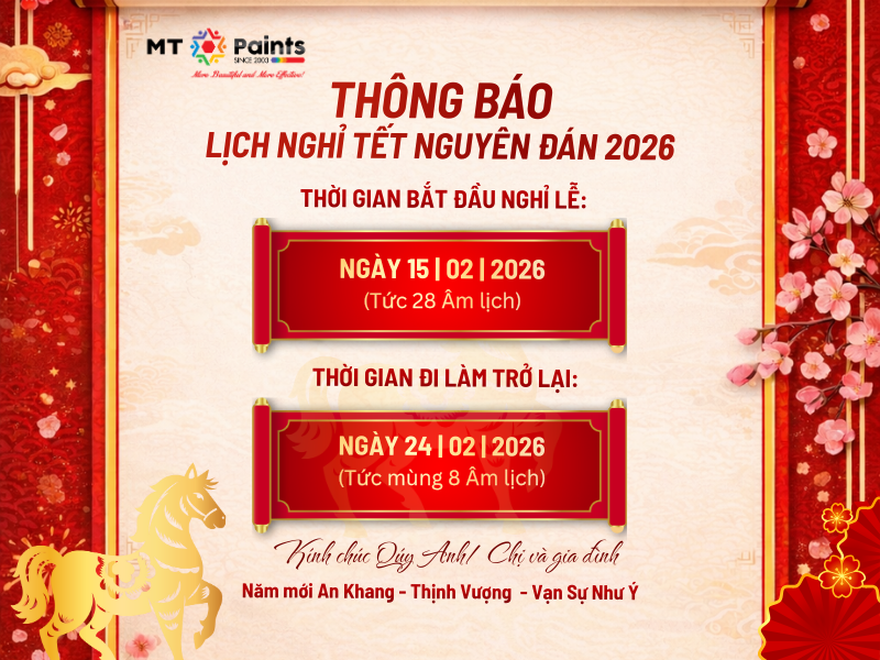 Thông báo lịch nghỉ Tết Bính Ngọ 2026 Thông báo lịch nghỉ Tết Bính Ngọ 2026