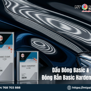 Dầu Bóng Basic & Đóng Rắn Basic Hardener 1L: Giải Pháp Hoàn Thiện Đẳng Cấp Cho Ô Tô