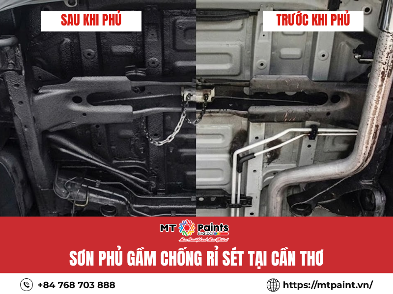 Sơn Phủ Gầm Chống Rỉ Sét Tại Cần Thơ: Bảo Vệ Xế Yêu Khỏi Sự Ăn Mòn Của Nước Phèn Và Mặn