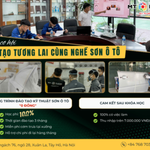 TRAO CƠ HỘI  – KIẾN TẠO TƯƠNG LAI CÙNG NGHỀ SƠN Ô TÔ
