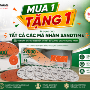 Khuyến Mãi Chào Hè 2026: Mua 1 Tặng 1 Nhám Mài Sandtime Tại Sơn MT