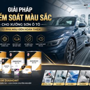 Giải Pháp Kiểm Soát Màu Sắc Cho Xưởng Sơn Ô Tô – Từ Pha Màu Đến Hoàn Thiện