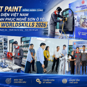 MT Paint Đồng Hành Cùng Đại Diện Việt Nam Chinh Phục Nghề Sơn Ô Tô Tại WorldSkills 2026