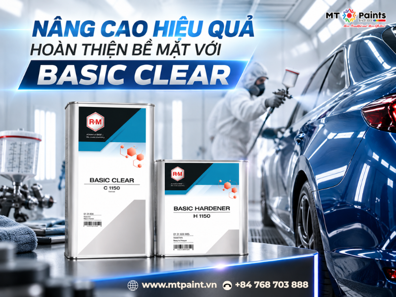 Dầu Bóng Basic Clear - Nâng Cao Hiệu Quả Hoàn Thiện Bề Mặt